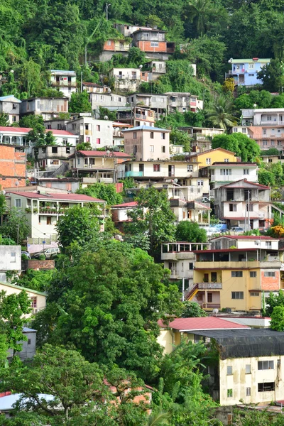 Martinica, pitoresca cidade de Fort de France nas Índias Ocidentais — Fotografia de Stock