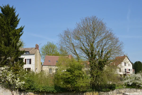 Ile de France, pintoresco pueblo de Saint Gervais — Foto de Stock