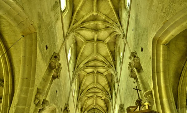 Frankrijk, de historische kerk van Serans in Picardië — Stockfoto