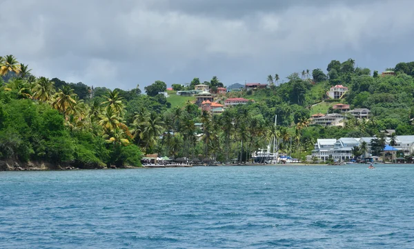 西印度群岛圣卢西亚风景如画岛 — 图库照片