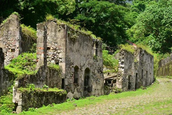 Martinique, picturesque Habitation Ceron in Le Pepeur in West — стоковое фото