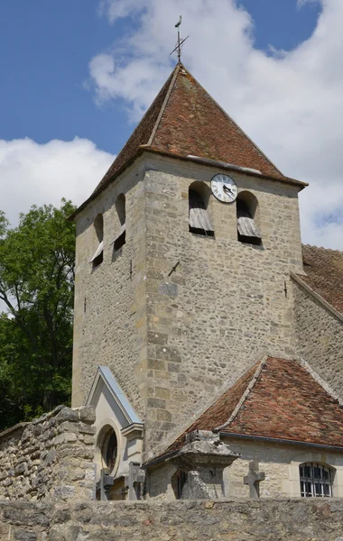 Ile de France, pintoresco pueblo de Saint Cyr en Arthies —  Fotos de Stock