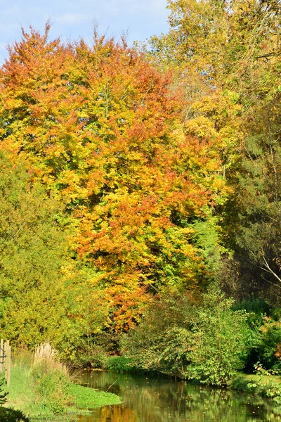 Normandie, das malerische dorf rosay sur lieure — Stockfoto