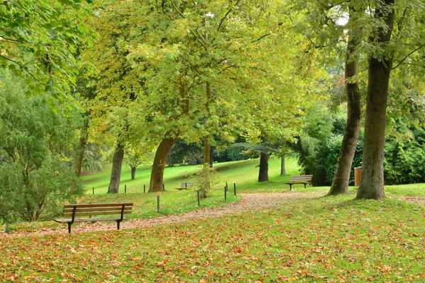 Fransa, pitoresk Messonier park Poissy — Stok fotoğraf