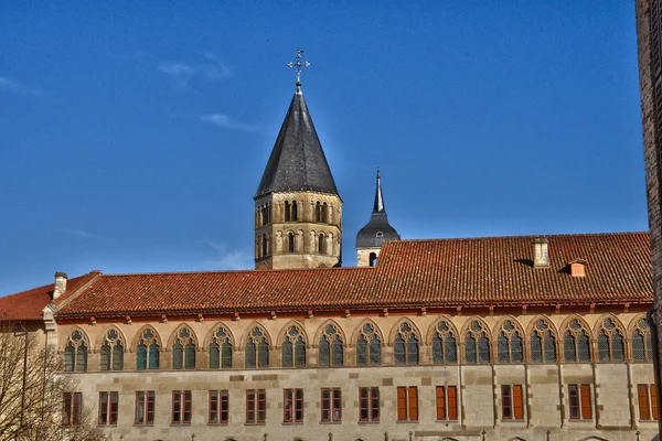 Frankreich, malerische stadt cluny in saone et loire — Stockfoto