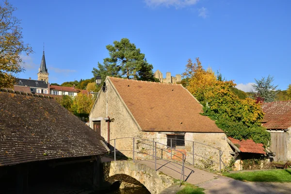 Frankrijk, het schilderachtige dorpje van chevreuse — Stockfoto