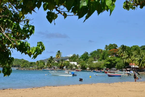 Martinique, schilderachtige stad van Tartane in West-Indië — Stockfoto