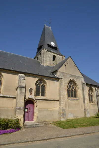 Fransa, pitoresk köy Boury tr Oise içinde Vexin — Stok fotoğraf