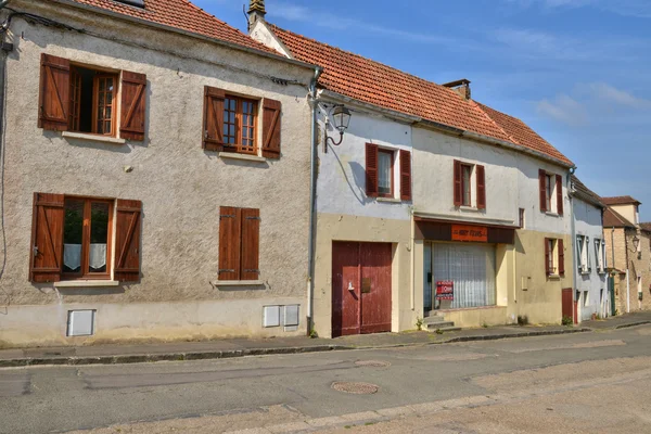 Ile de France, malebné vesnici Ecquevilly — Stock fotografie