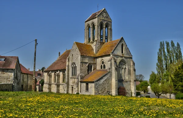 Ile de France, мальовничі села Clery en Vexin — стокове фото