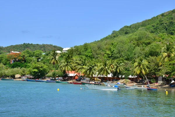 Martinique, pittoreske dorp van Tartane in West-Indië — Stockfoto