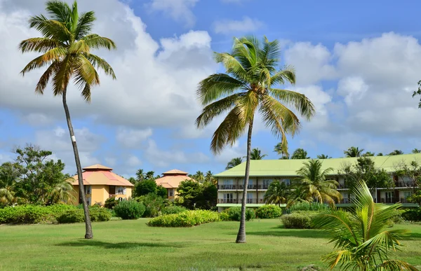 Martinique, pittoreske dorp van Sainte Anne in West-Indië — Stockfoto