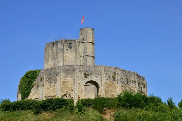 Frankreich, malerisches schloss der gisors in der normandie — Stockfoto