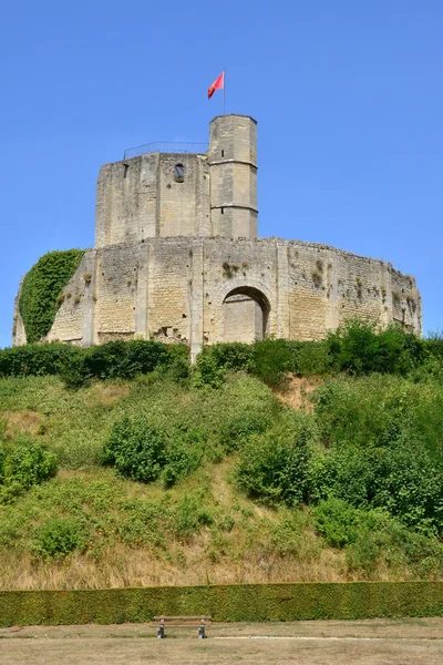 Frankreich, malerisches schloss der gisors in der normandie — Stockfoto