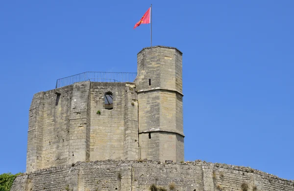 França, pitoresco castelo de Gisors na Normandia — Fotografia de Stock