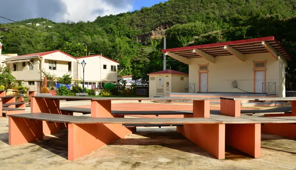 Мартиника, живописная деревня Ривьер Пилот в Западном Инди — стоковое фото
