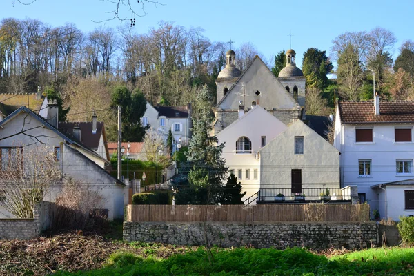 Frankreich, malerisches dorf medan — Stockfoto