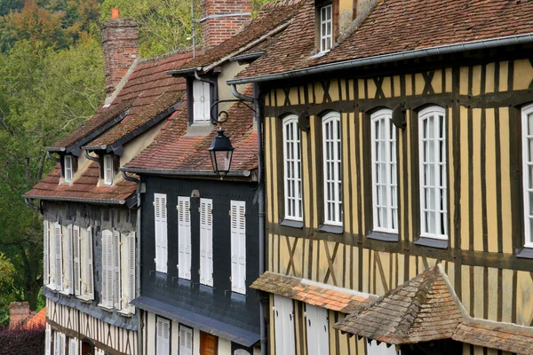 Франция, живописная деревня Лион-ла-Форе в Нормандии — стоковое фото