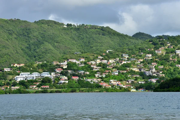 Martinique, pittoresque village de Sainte Anne aux Antilles — Photo