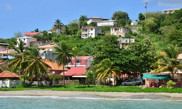 Martinique, schilderachtige stad van Le diamant in West-Indië — Stockfoto