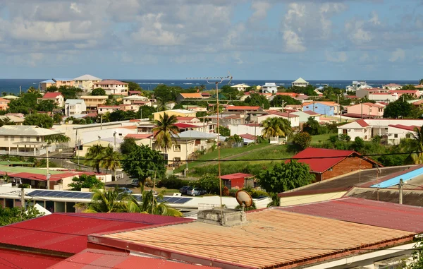 Martinique, die malerische Stadt Le Vauclin in Westindien — Stockfoto