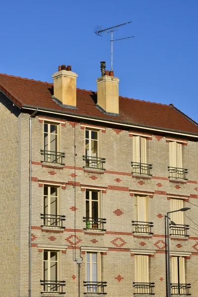 Francia, la pintoresca ciudad de Poissy — Foto de Stock