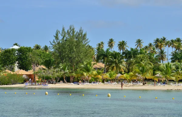Martinica, pitoresca aldeia de Sainte Anne nas Índias Ocidentais — Fotografia de Stock