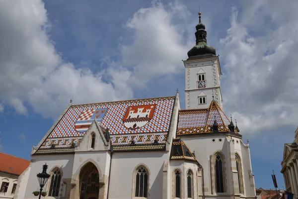 Хорватия, живописный город Загреб — стоковое фото
