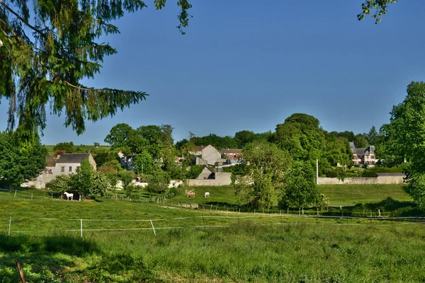 Frankreich, das malerische Dorf seraincourt — Stockfoto