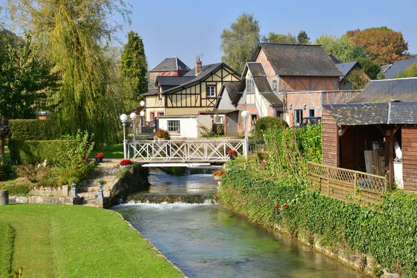 Frankrijk, schilderachtige stad van Ry Seine Maritime — Stockfoto