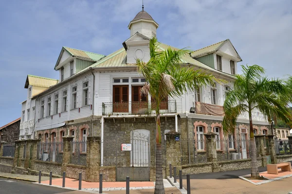 Martinique, malerische stadt le francois in westindien — Stockfoto