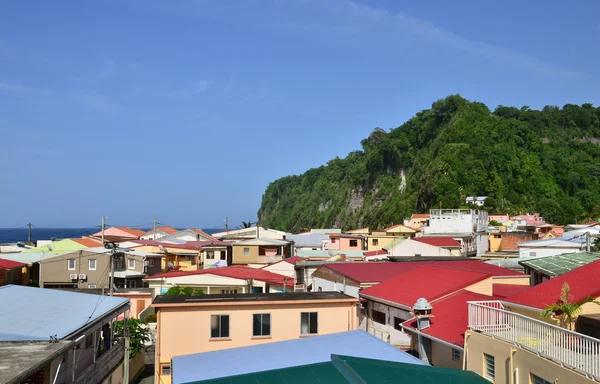 马提尼克岛，西印度群岛大里维埃风景如画的村庄 — 图库照片