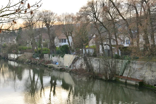 Ile de France, pittoresca città di L Isle Adam — Foto Stock