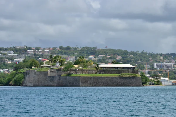 Martinique, ville pittoresque de Fort de France — Photo
