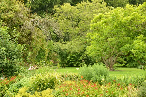 Normandie, le château pittoresque de Miromesnil à Tourville sur — Photo