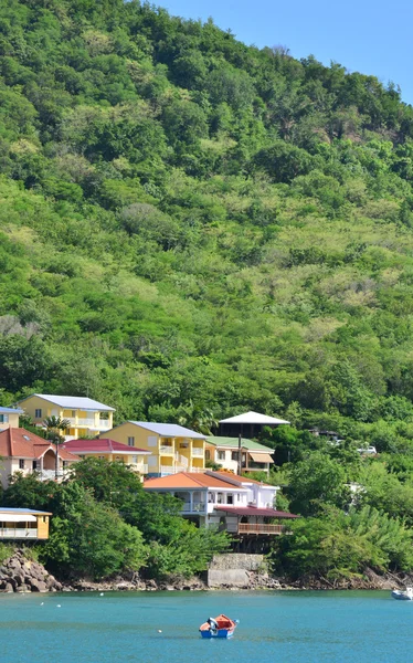 Martinique, Les Anses pitoresk şehir d Batı'Arlet ben — Stok fotoğraf