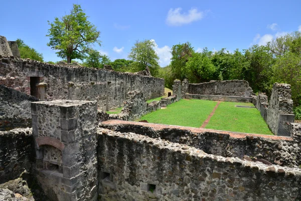 Martinique, picturesque city of Tartane in West Indies — Stock Photo, Image