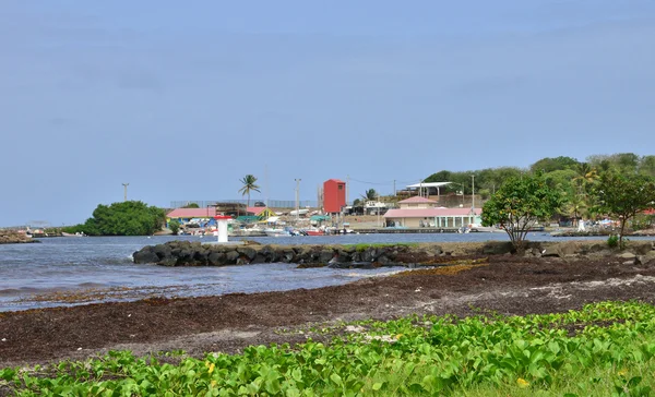 Martinique, schilderachtige stad van Le Vauclin in West-Indië — Stockfoto