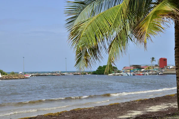 Martinique-on, festői város Le Vauclin a Nyugat-India — Stock Fotó