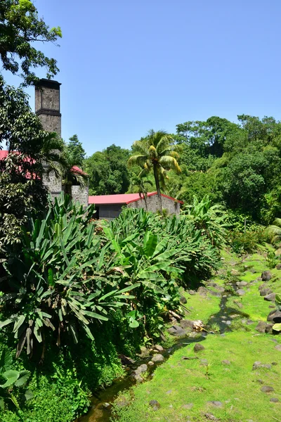 Martinique, die malerische stadt macouba in westindien — Stockfoto