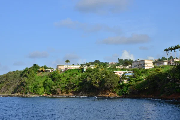 Martinica, pintoresco pueblo de Le Marigot en las Indias Occidentales — Foto de Stock