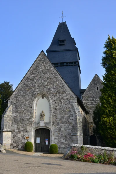 Francia, pintoresco pueblo de Lyons la Foret en Normandía — Foto de Stock