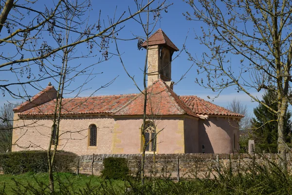 Fransa, pitoresk köy, Saint Martin de Lixy Saone içinde et — Stok fotoğraf