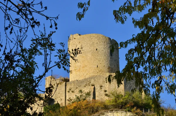 Frankreich, das malerische Schloss von la roche guyon — Stockfoto