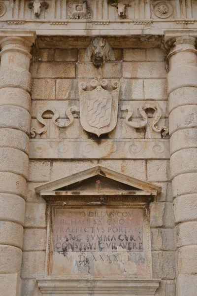 Chorvatsko, malebné město Zadar v balkánské — Stock fotografie