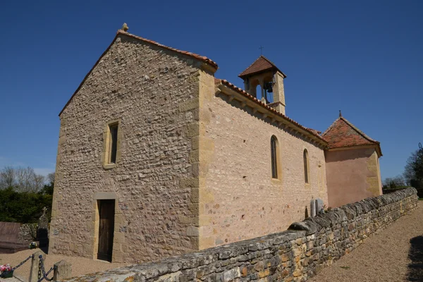 Franciaország, festői falu a Saint Martin de Lixy itt: et — Stock Fotó