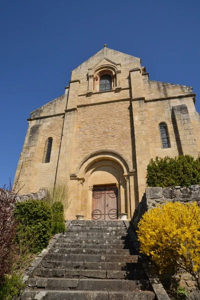 França, pitoresca aldeia de Chateauneuf em Saone et Loire — Fotografia de Stock