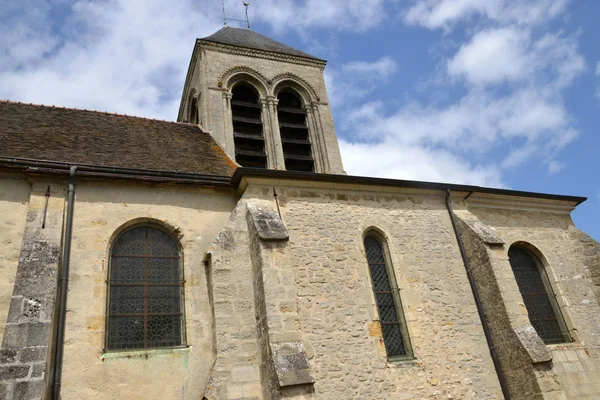 Ile de France, pitoresk köy Oinville sur Montcient — Stok fotoğraf