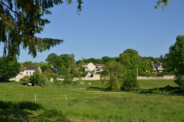 França, a pitoresca aldeia de Seraincourt — Fotografia de Stock
