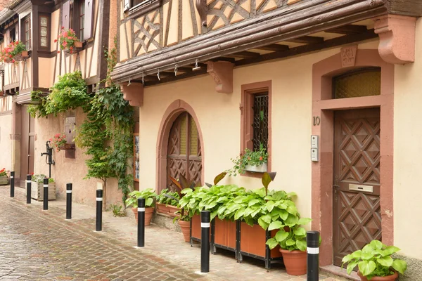 Bas rhin, la ville pittoresque d'Obernai à Alsace — Photo